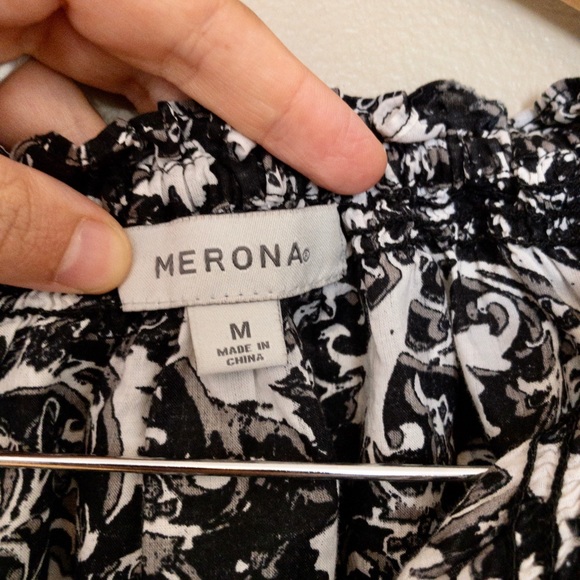 MERONA NWOT boho cute summer blouse - Picture 2 of 4